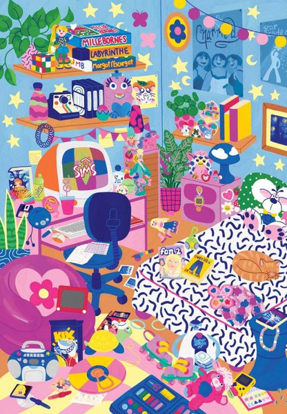 Puzzle de 1000 pièces - Nostalgie 90sPieces & Peace
