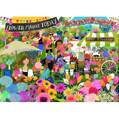 Puzzle de 1500 pièces - Marché aux PlantesPieces & Peace