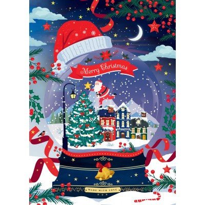 Puzzle de 500 pièces - Le Village Enneigé du Père NoëlPieces & Peace