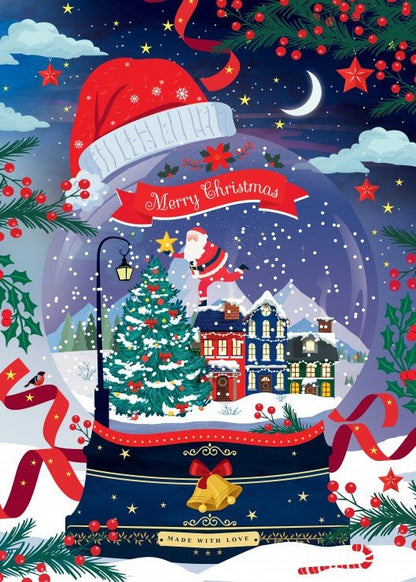 Puzzle de 500 pièces - Le Village Enneigé du Père NoëlPieces & Peace