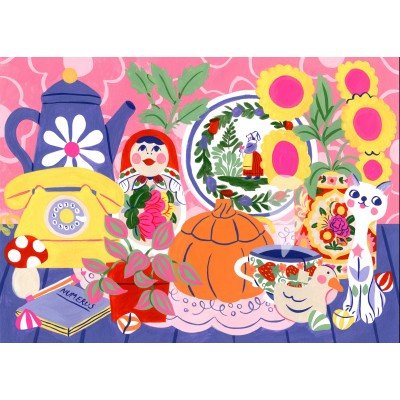 Puzzle de 500 pièces - L'Etagère de MamiePieces & Peace