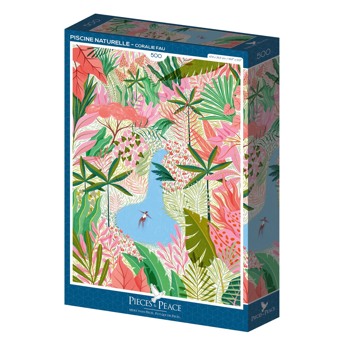 Puzzle de 500 pièces - Piscine NaturellePieces & Peace