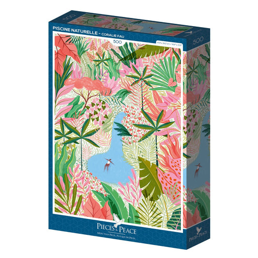 Puzzle de 500 pièces - Piscine NaturellePieces & Peace