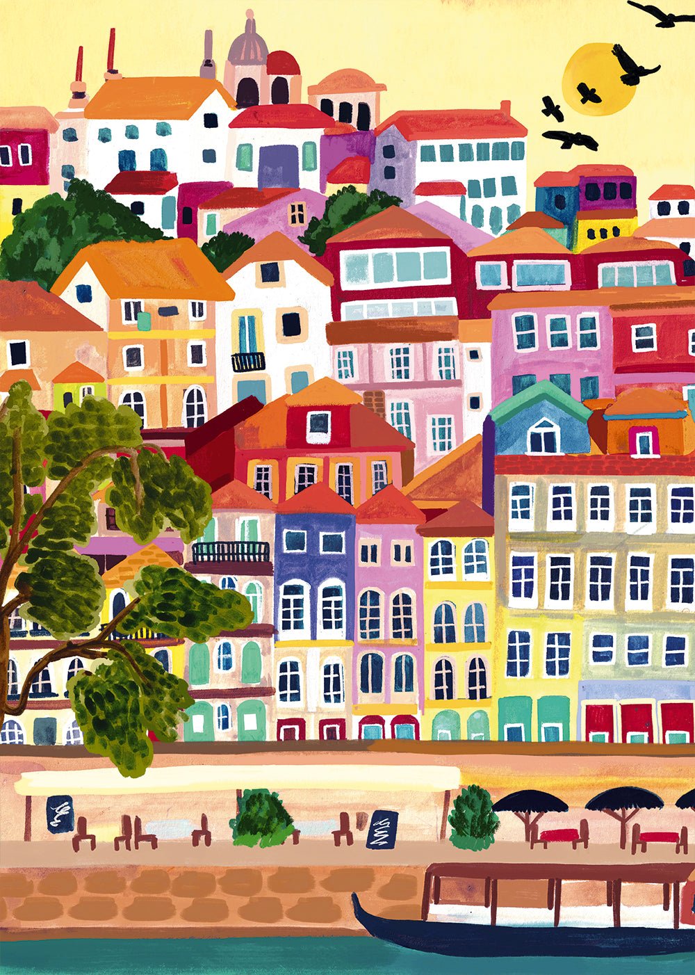Puzzle de 500 pièces - Porto - PortugalPieces & Peace