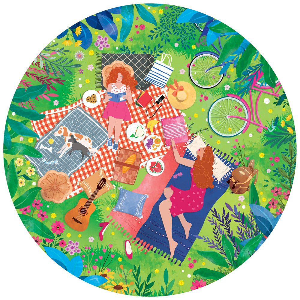 Puzzle de 501 pièces - Puzzle Rond - Le Pique NiquePieces & Peace