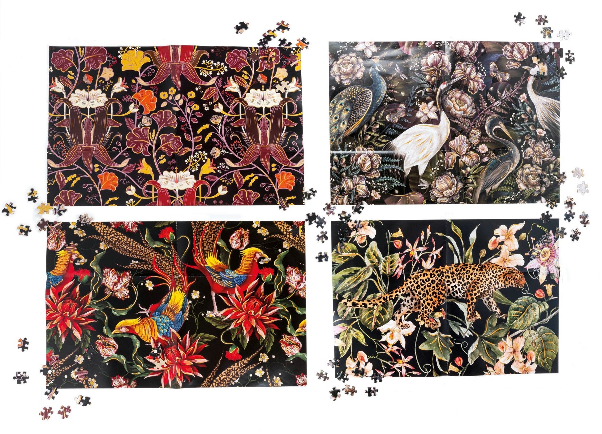 4 Puzzle de 1000 Pièces - Foiled FoilageProfessor Puzzle