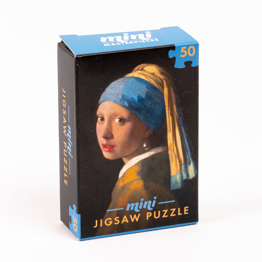 Mini Puzzle de 50 Pièces - Girl With Pearl EarringProfessor Puzzle