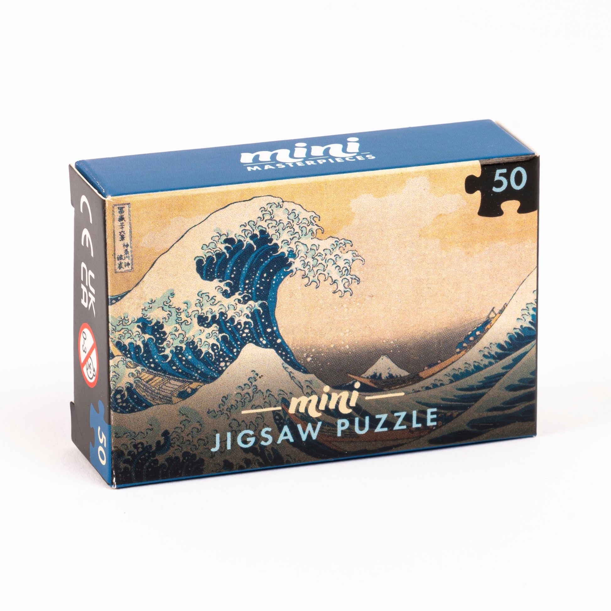 Mini Puzzle de 50 Pièces - The Great Wave Off KanagawaProfessor Puzzle