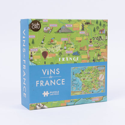 Puzzle de 1000 Pièces - Puzzle Des Vins De FranceProfessor Puzzle