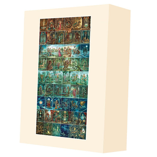 Puzzle en bois découpé à la main de 1000 pièces - Tarot Du Labyrinthe HcPuzzle Michèle Wilson