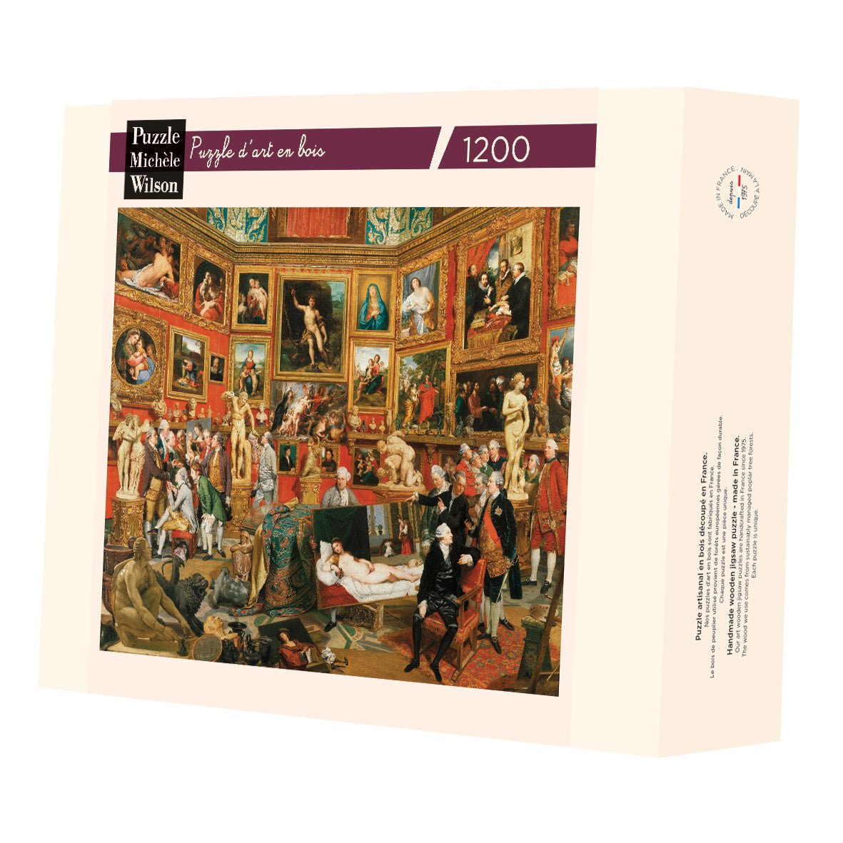 Puzzle en bois découpé à la main de 1200 pièces - La Tribune Des OfficesPuzzle Michèle Wilson