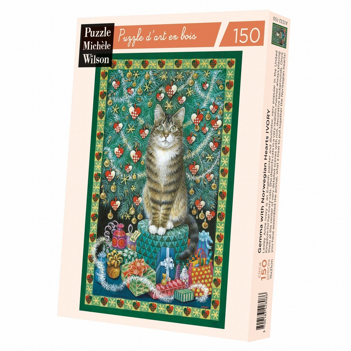 Puzzle en bois découpé à la main de 150 pièces - Gemma Et Les Cœurs Norvegiens HcPuzzle Michèle Wilson