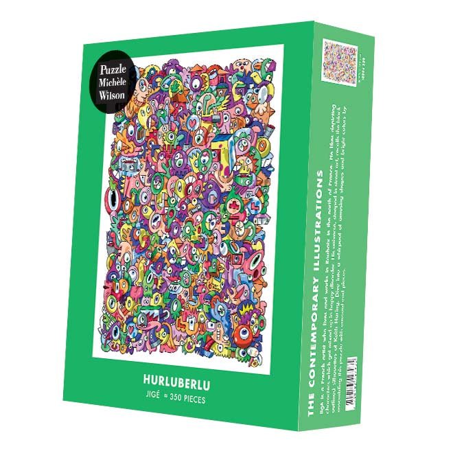 Puzzle en bois découpé à la main de 350 pièces - HurluberluPuzzle Michèle Wilson