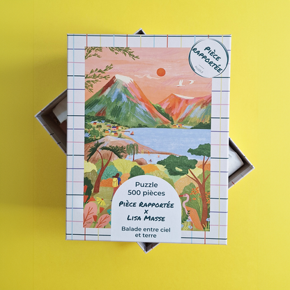 Puzzle 500 Pièces - Balade entre ciel et terre