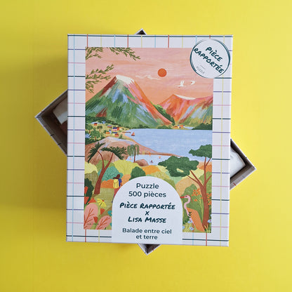 Puzzle 500 Pièces - Balade entre ciel et terre