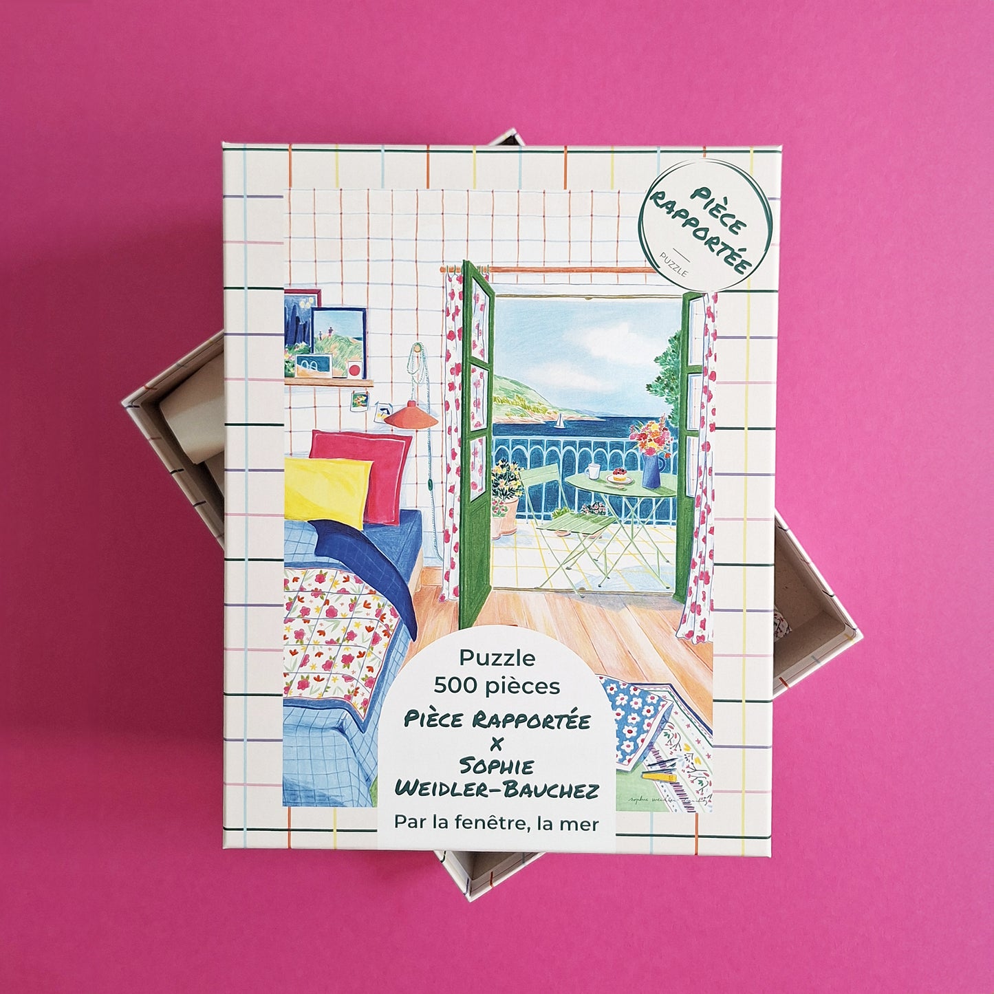 Puzzle 500 Pièces - Par la fenêtre, la mer