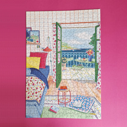 Puzzle 500 Pièces - Par la fenêtre, la mer