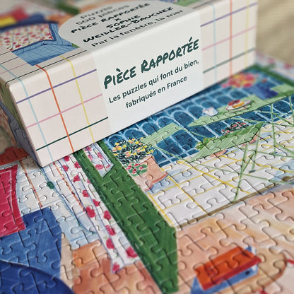 Puzzle 500 Pièces - Par la fenêtre, la mer