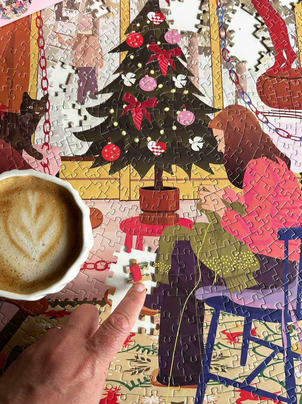 Puzzle de 1000 pièces - A Day In DecemberVissevasse