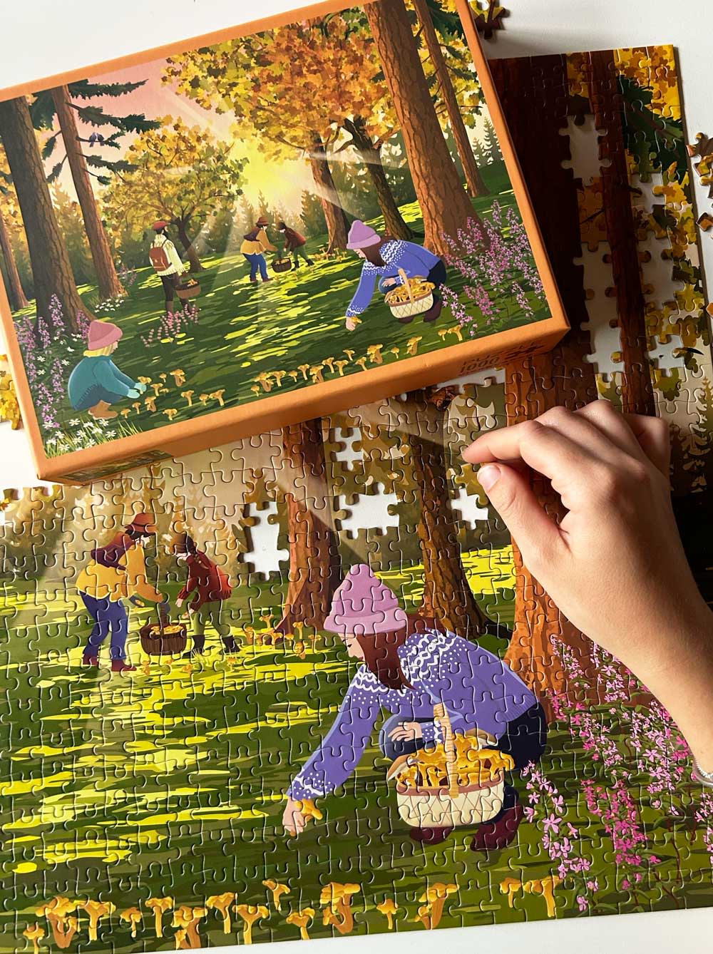 Puzzle de 1000 pièces - Forest TreasuresVissevasse