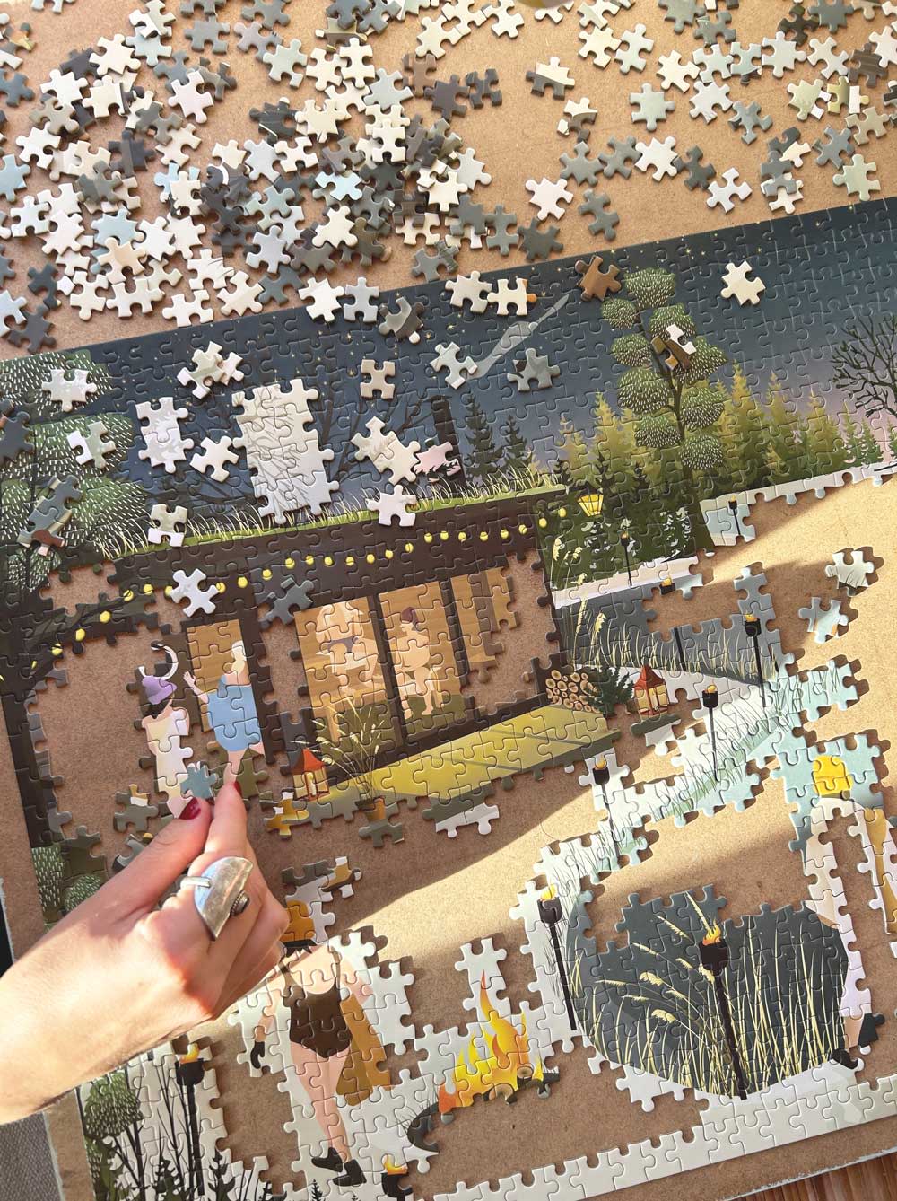 Puzzle de 1000 pièces - Sauna By The LakeVissevasse