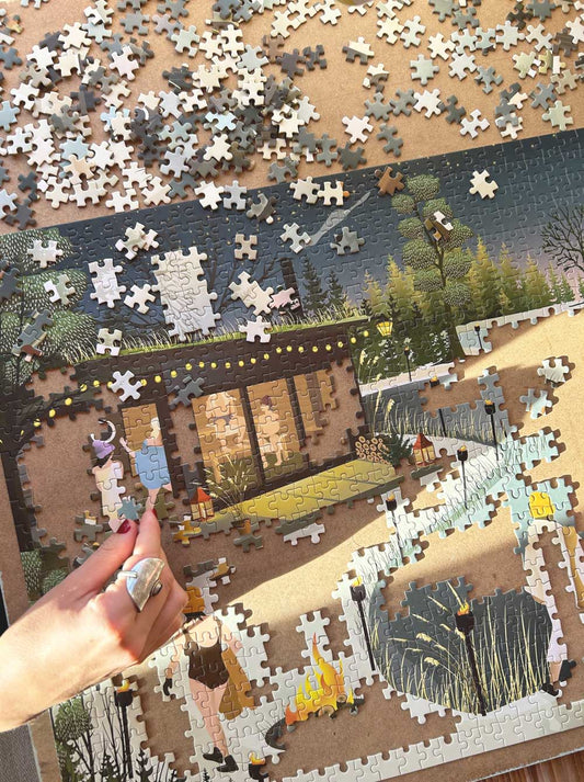 Puzzle de 1000 pièces - Sauna By The LakeVissevasse