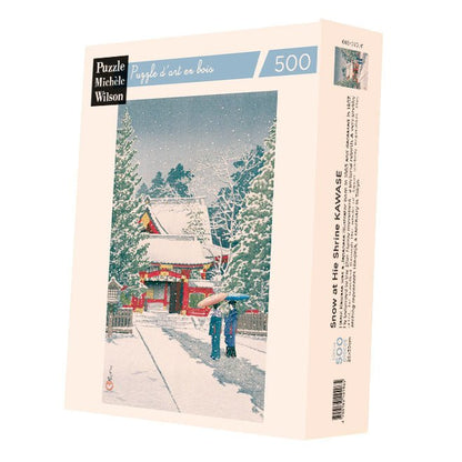 Puzzle 500 Pièces Wilson Jeux - Puzzle en Bois Découpé à la Main - Neige A Hie - JinjaWilson Jeux