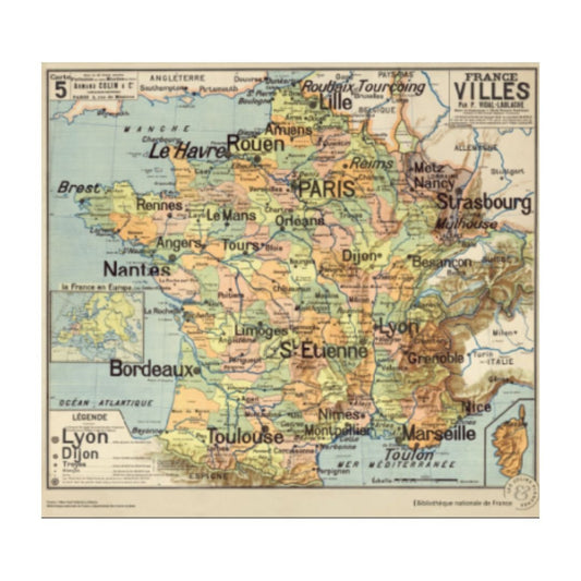 Puzzle Vintage Paris 7e - 1000 pièces - La Loutre