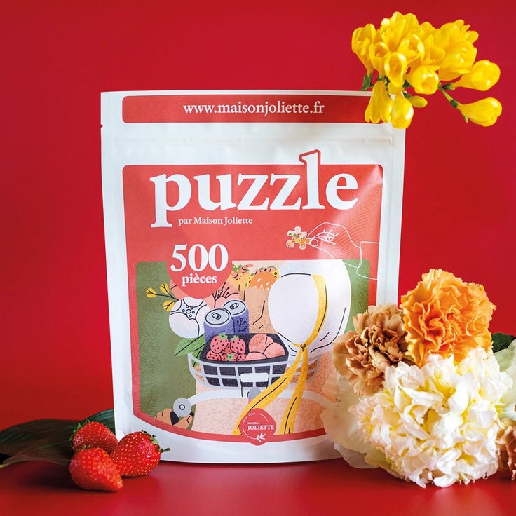 Puzzle 500 pièces - À bicycletteMaison Joliette