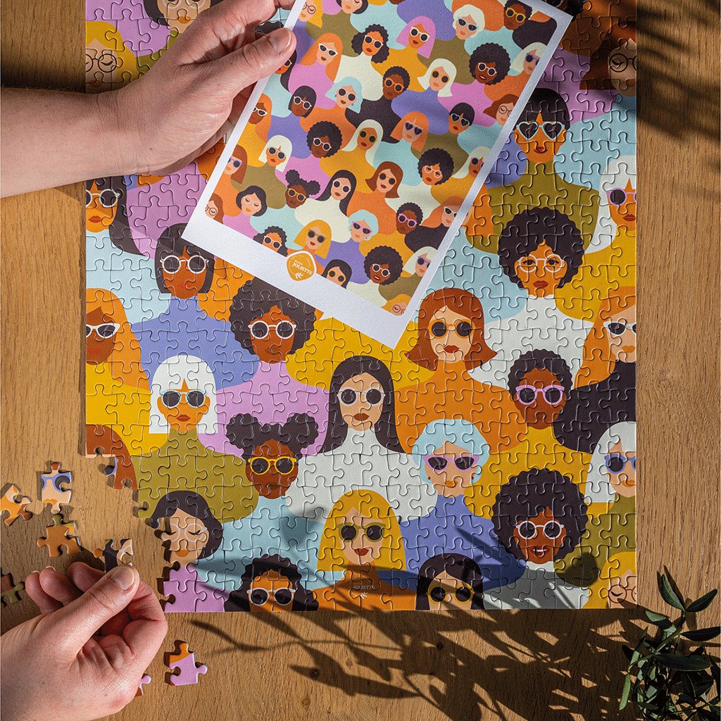 Puzzle 500 pièces - MultitudeMaison Joliette