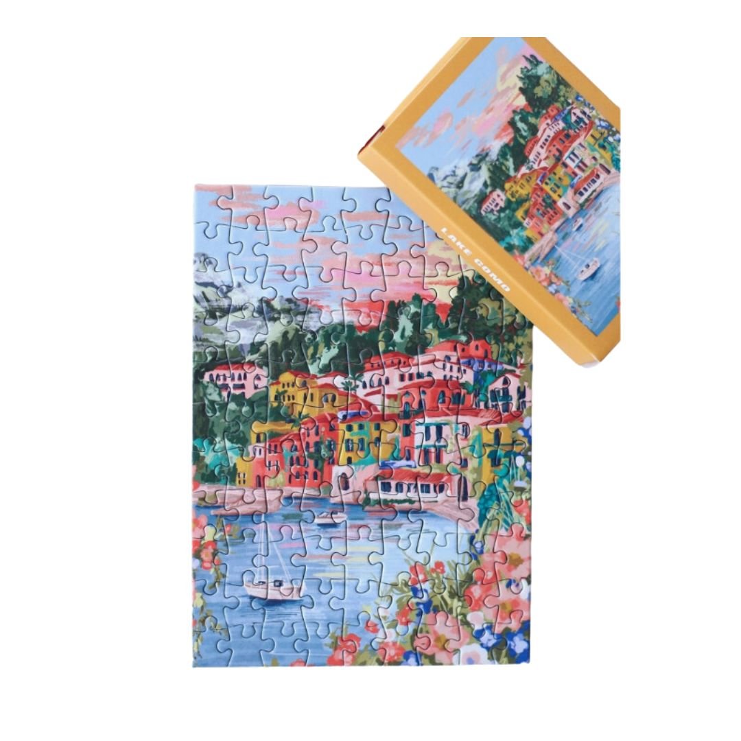 Mini puzzle 100 pièces - Lac de CômePiecely