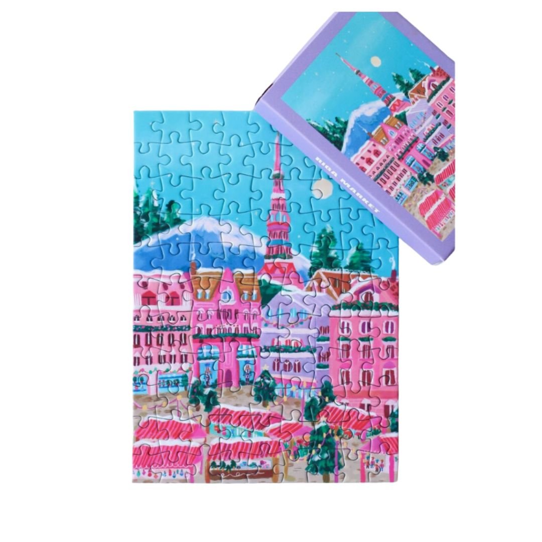 Mini puzzle 100 pièces - Riga MarketPiecely